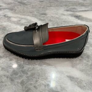 NWT Women’s FootJoy Charcoal Gray Leather Shoe. Size 6.5